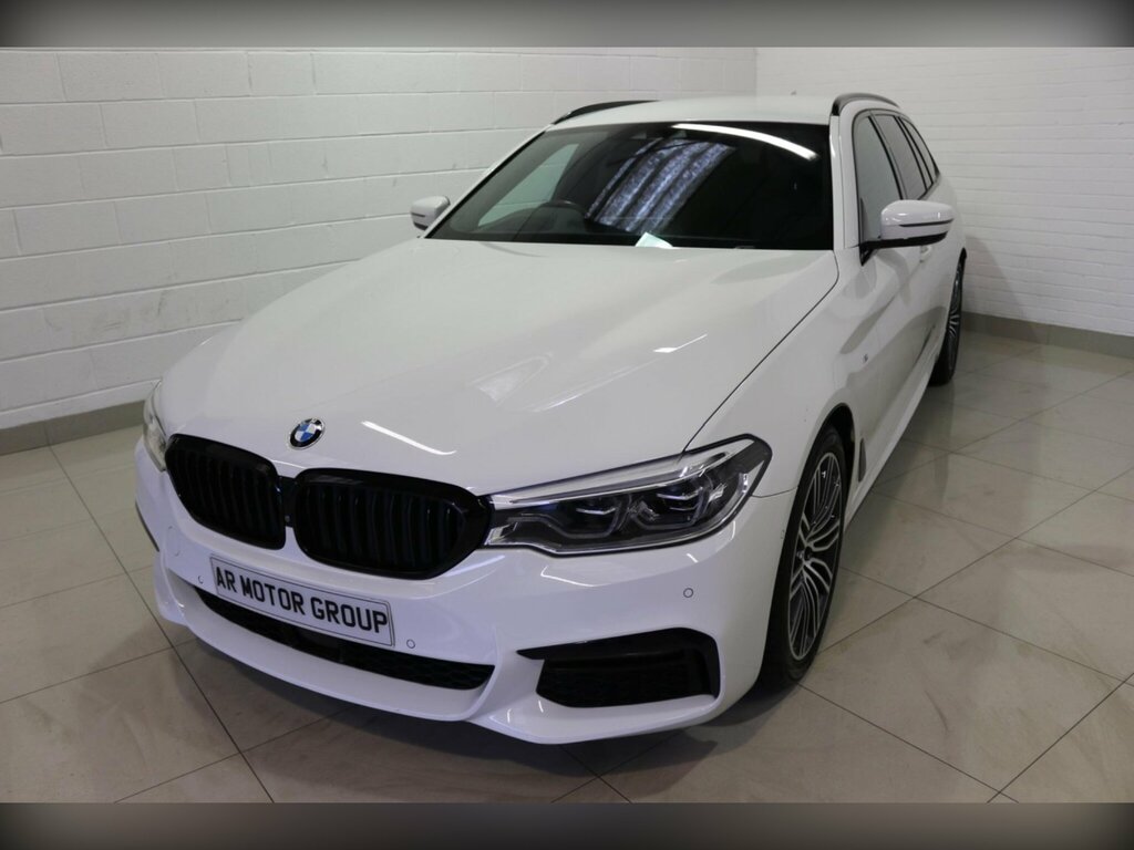 BMW 5 Series 3.0 540I Gpf M Sport Touring Xdrive Euro 6 S White #4