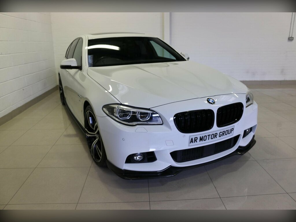 BMW 5 Series 3.0 535I M Sport Euro 6 Ss White #2
