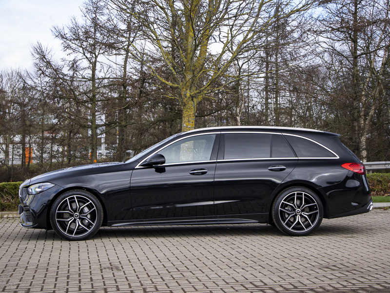 Mercedes-Benz C Class C200 Amg Line Premium Pan Roof 9G-tronic Black #4