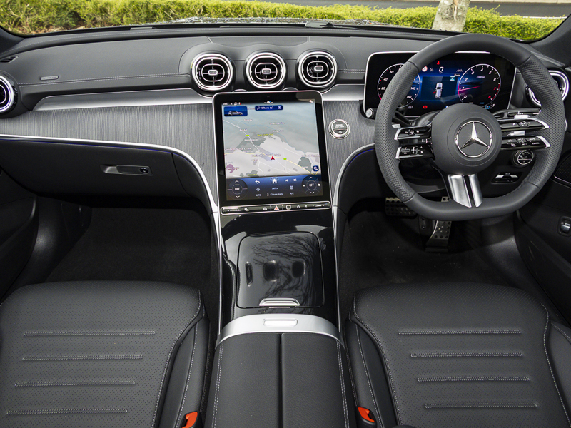 Mercedes-Benz C Class C200 Amg Line Premium Pan Roof 9G-tronic Black #5