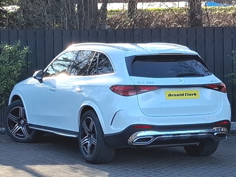 Mercedes-Benz GLC Class Glc 300 4Matic Amg Line Prem Pan 9G-tronic White #2
