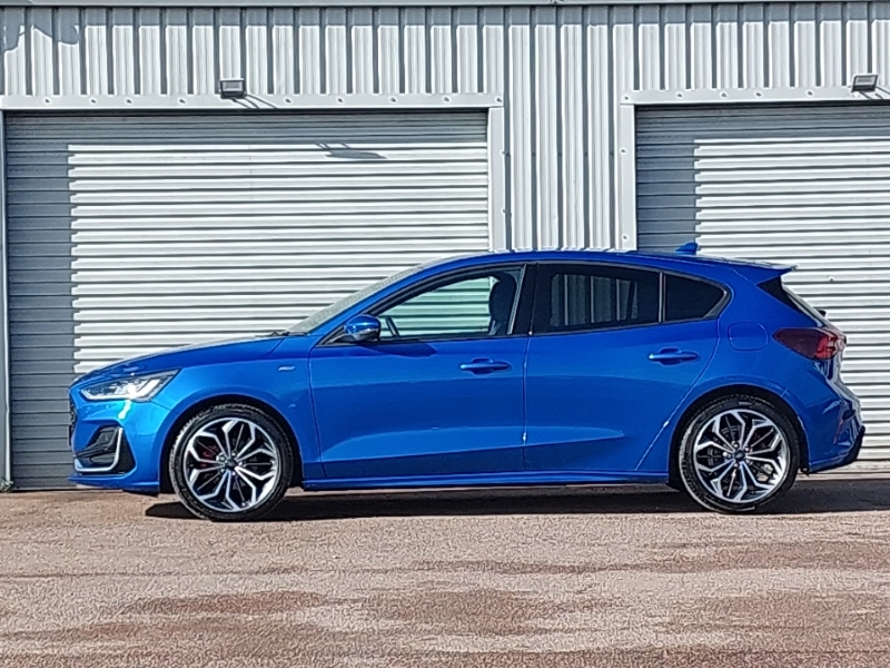 Ford Focus 1.0 Ecoboost Hybrid Mhev 155 St-line Vignale MT72BWW Blue #4