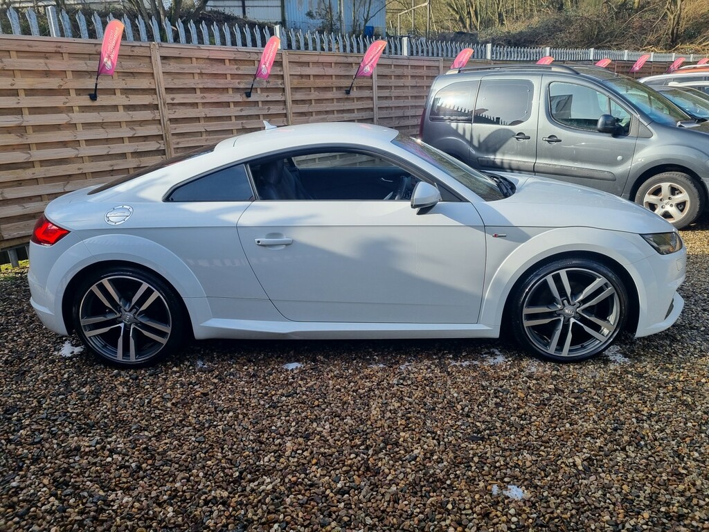 Audi TT Coupe 1.8 Tfsi S Line 2018 J90WHE White #4