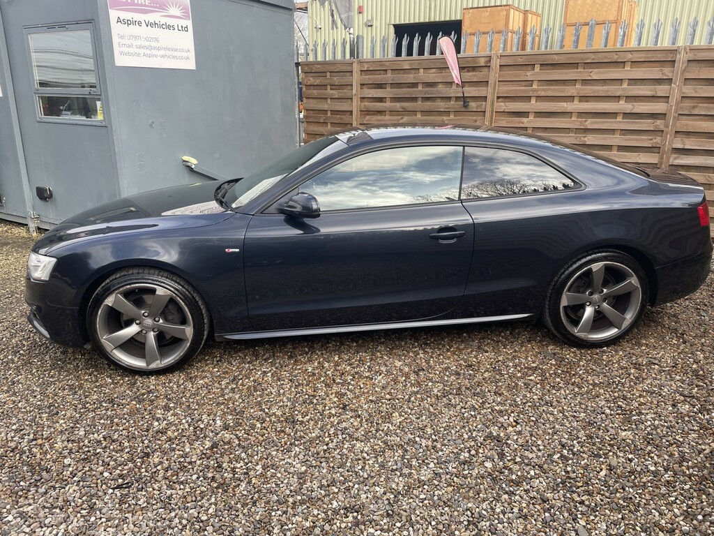Audi A5 Coupe 2.0 Tdi Black Edition 2014 FP14GHX Blue #5