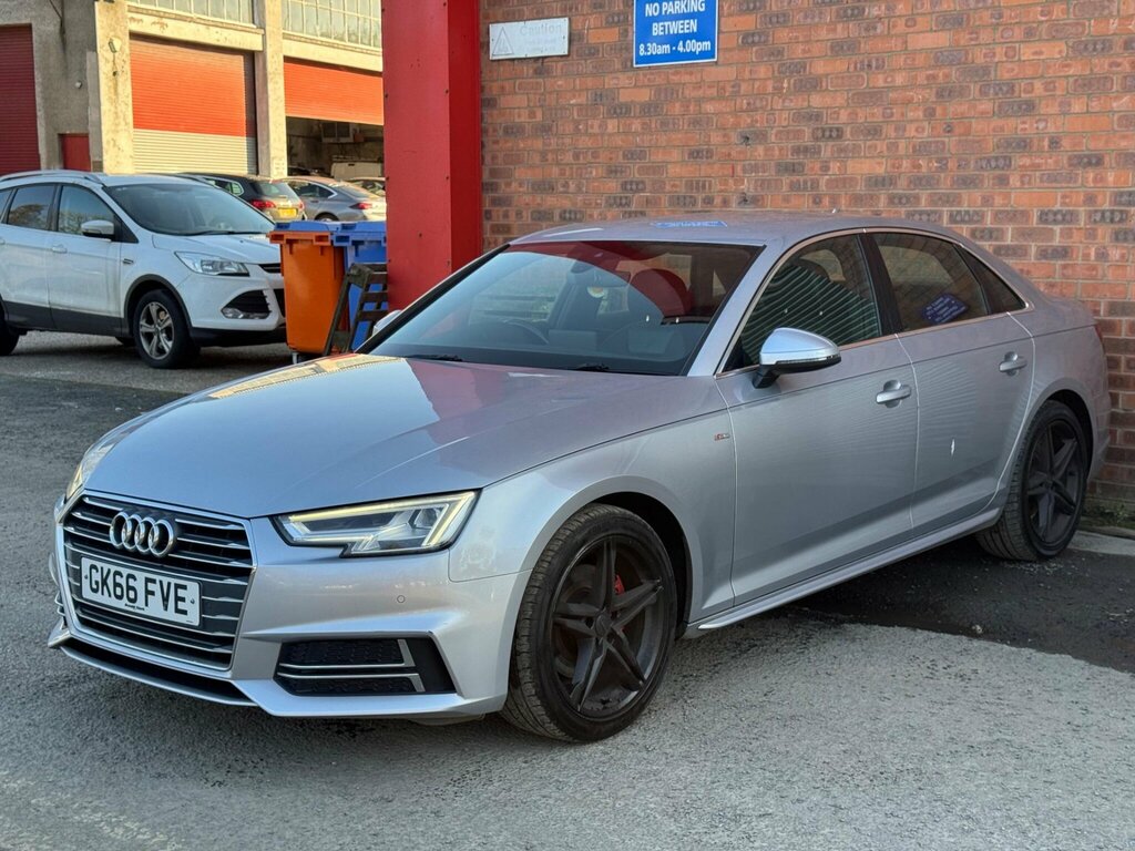 Audi A4 2.0 Tdi S Line S Tronic Euro 6 Ss GK66FVE Silver #2