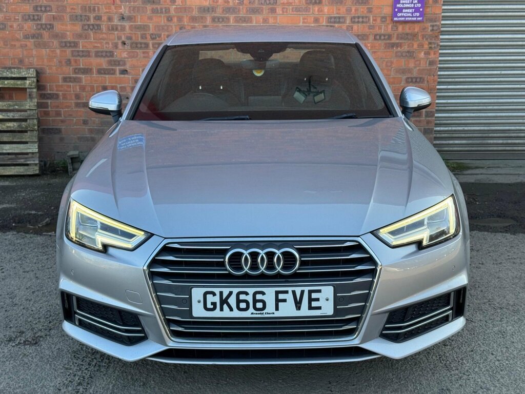Audi A4 2.0 Tdi S Line S Tronic Euro 6 Ss GK66FVE Silver #3