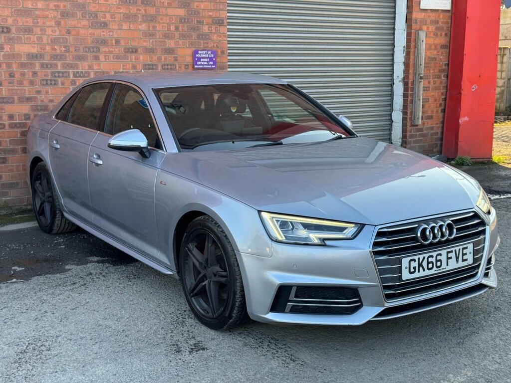 Audi A4 2.0 Tdi S Line S Tronic Euro 6 Ss GK66FVE Silver #4
