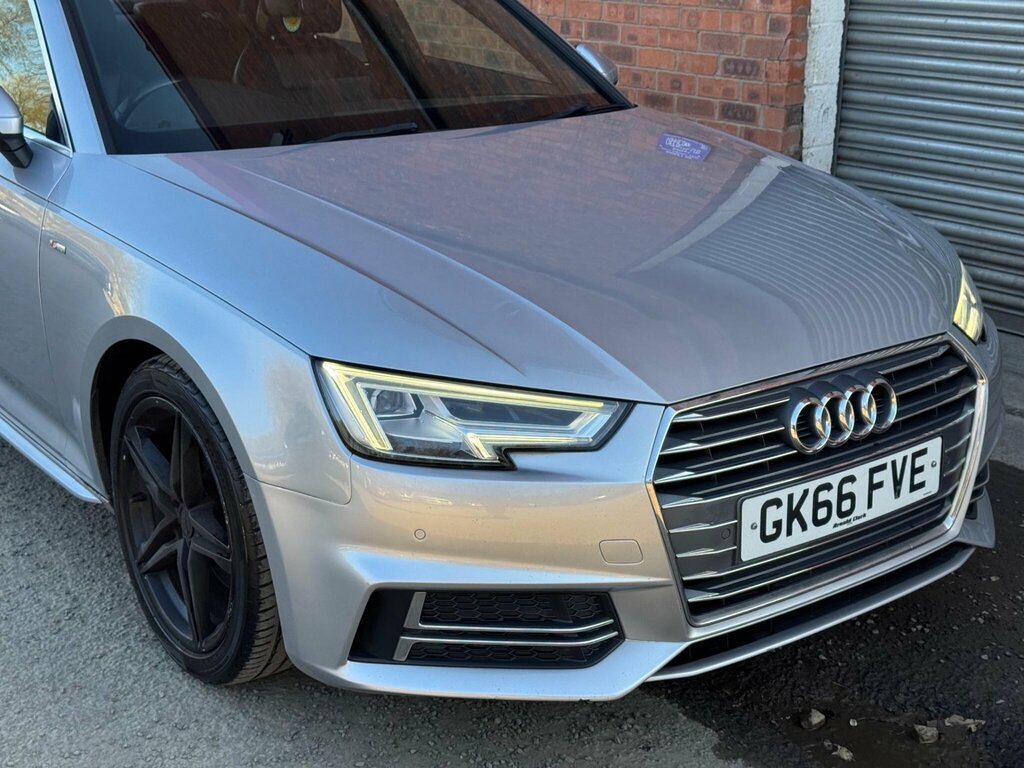 Audi A4 2.0 Tdi S Line S Tronic Euro 6 Ss GK66FVE Silver #6