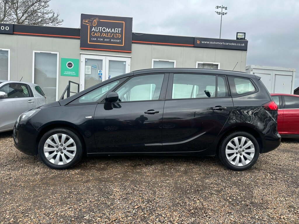 Vauxhall Zafira Tourer 1.4I Turbo Exclusiv Euro 6 BU65OFG Black #3