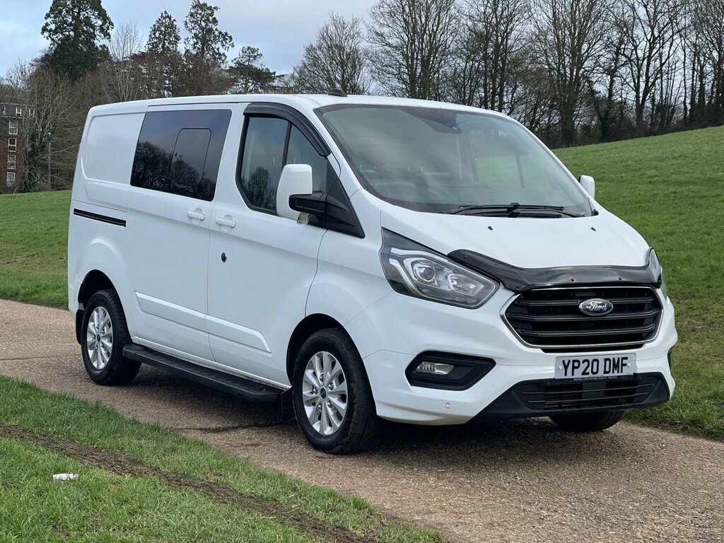 Ford Transit Custom 2.0 320 Ecoblue Limited Crew Van L1 H1 Euro 6 Ss YP20DMF White #2