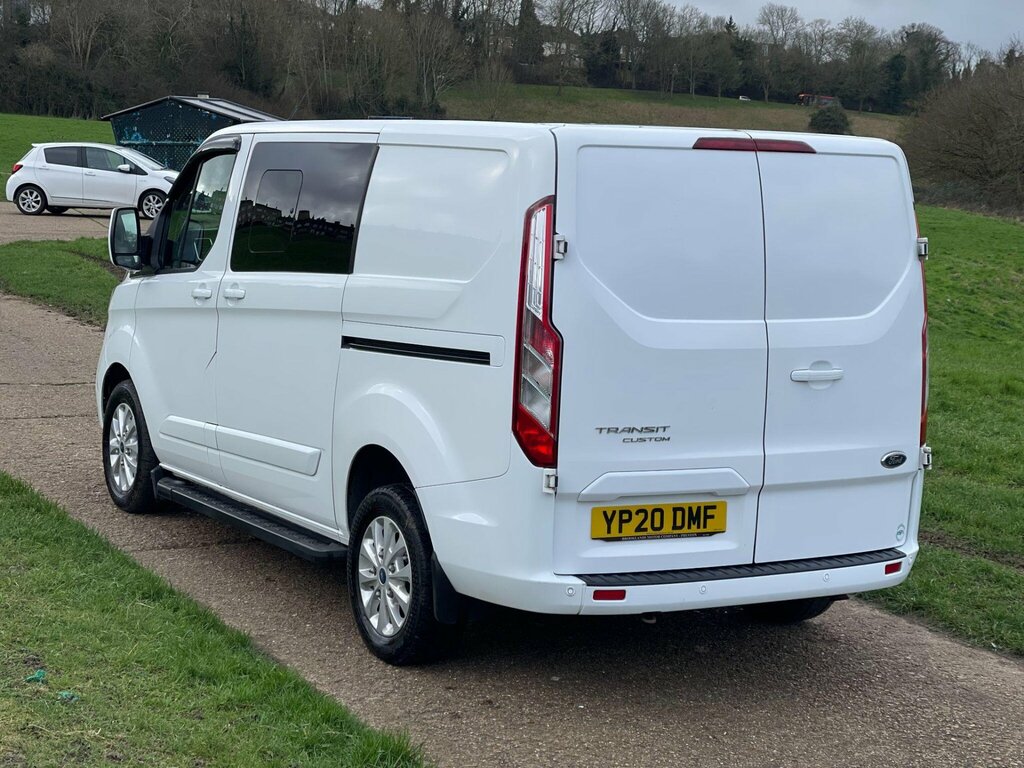 Ford Transit Custom 2.0 320 Ecoblue Limited Crew Van L1 H1 Euro 6 Ss YP20DMF White #6