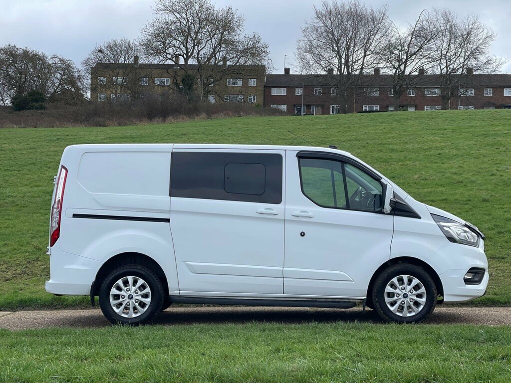 Ford Transit Custom 2.0 320 Ecoblue Limited Crew Van L1 H1 Euro 6 Ss YP20DMF White #3