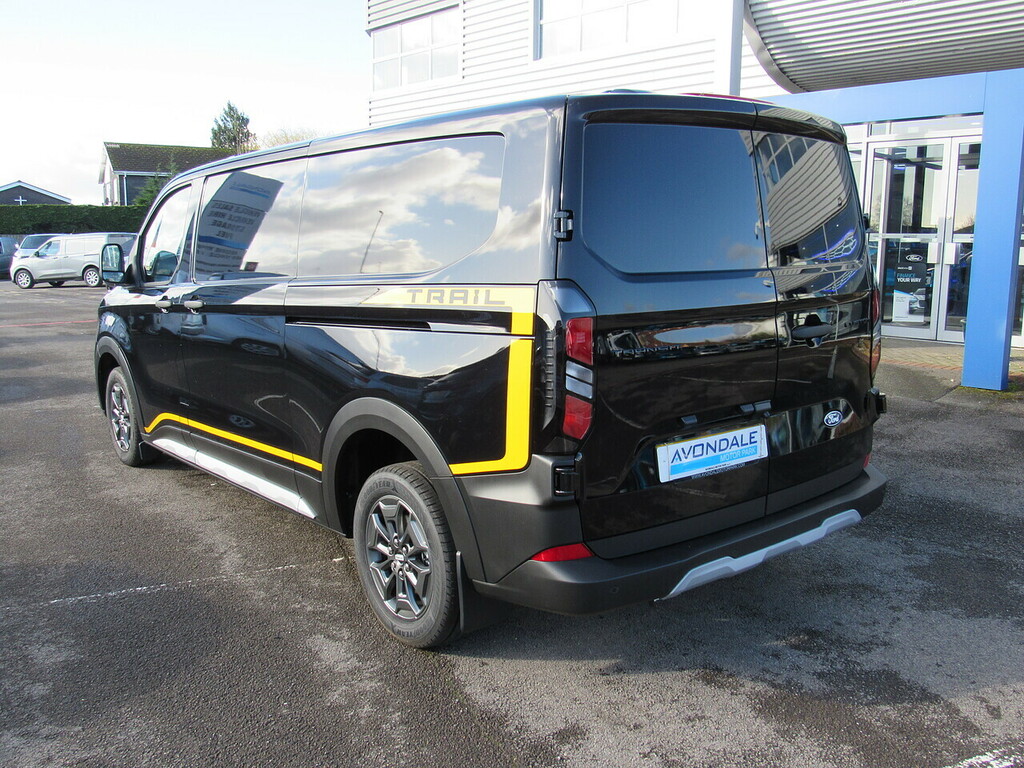 Ford Transit Custom 320 Ecoblue Trail 150 Bhp L2 Lwb Black Euro 6 150 CE75YMZ Black #5