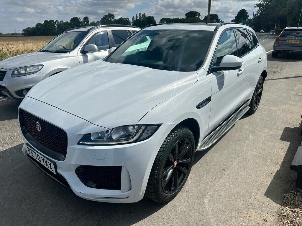 Jaguar F-Pace Suv 2.0 D180 Chequered Flag 2020 PE70YKX White #4