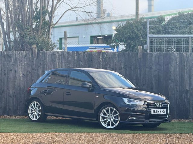 Audi A1 1.6 Tdi S Line Sportback Euro 6 WJ16FHS Black #5