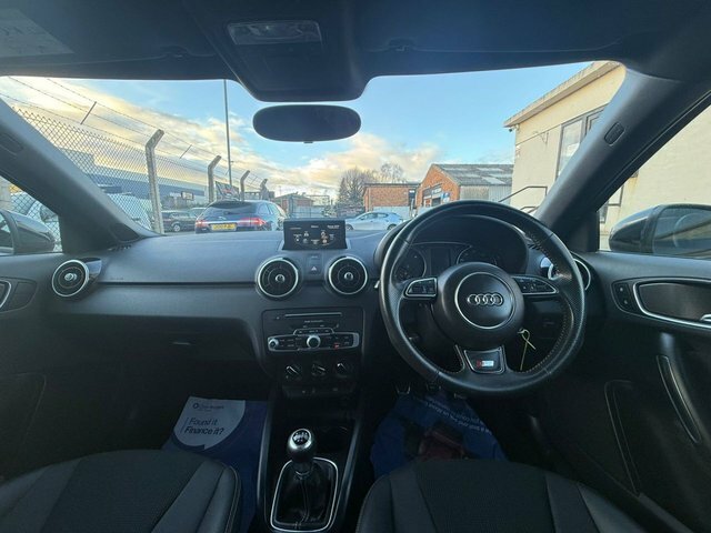 Audi A1 1.6 Tdi S Line Sportback Euro 6 WJ16FHS Black #2