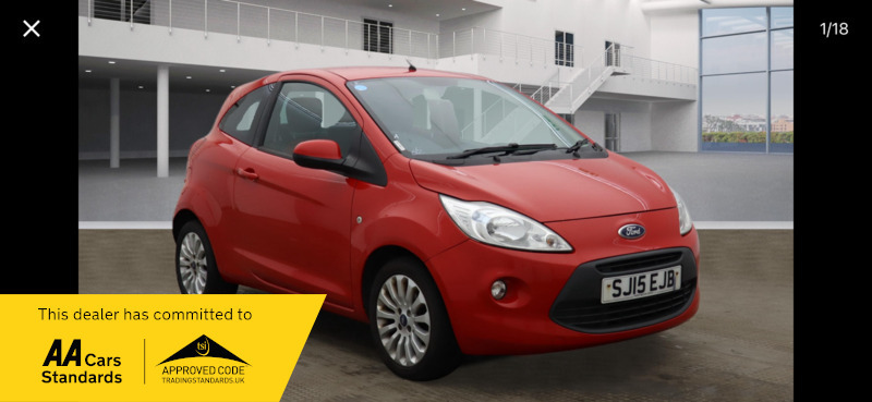 Ford KA 1.2 Zetec Red