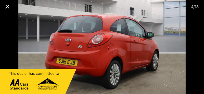 Ford KA 1.2 Zetec SJ15EJB Red #4