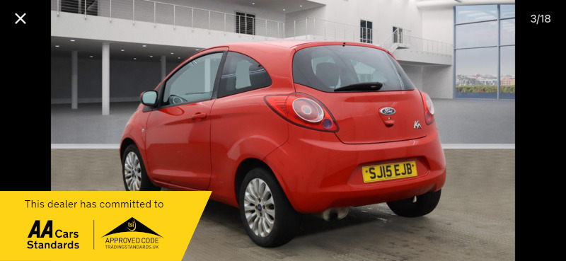 Ford KA 1.2 Zetec SJ15EJB Red #3