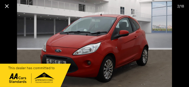 Ford KA 1.2 Zetec SJ15EJB Red #2