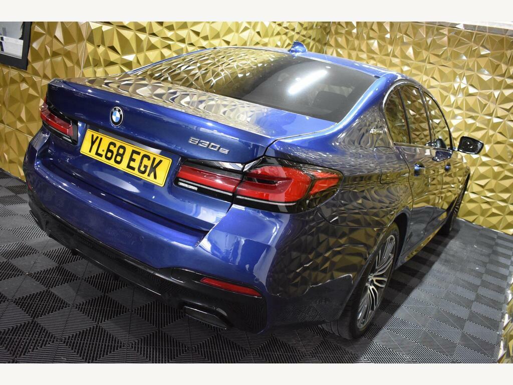 BMW 5 Series 2.0 530E 9.2Kwh M Sport Euro 6 S S YL68EGK Blue #4