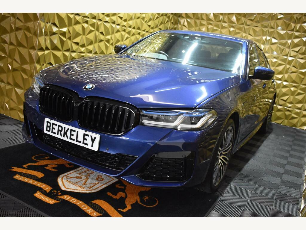 BMW 5 Series 2.0 530E 9.2Kwh M Sport Euro 6 S S YL68EGK Blue #3