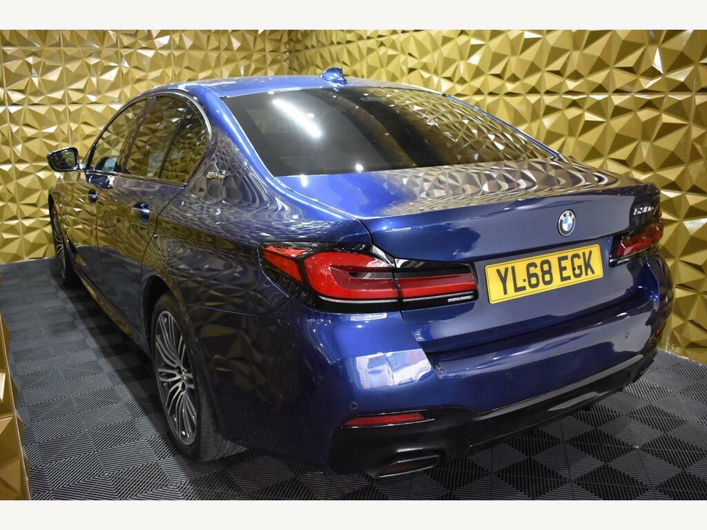 BMW 5 Series 2.0 530E 9.2Kwh M Sport Euro 6 S S YL68EGK Blue #6