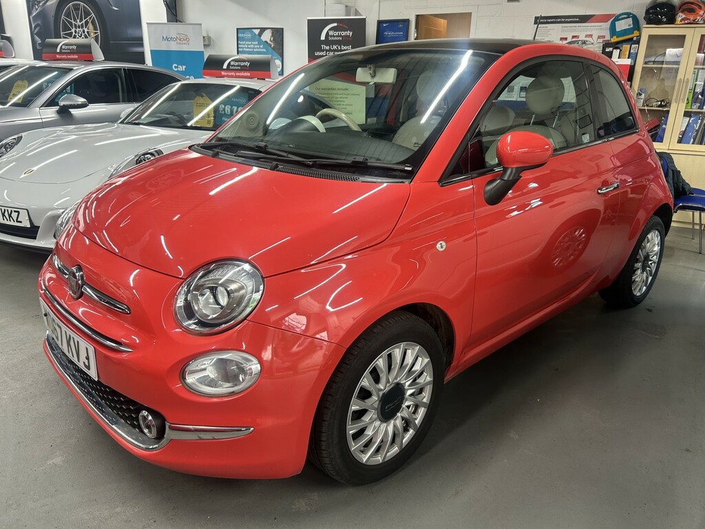 Fiat 500 Hatchback 1.2 500 E6b 1.2 69Hp Lounge 201867 WO67KVJ Pink #2