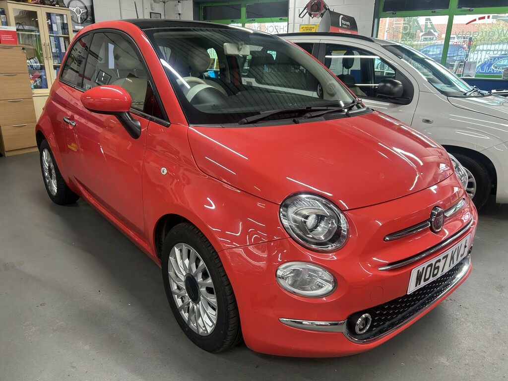 Fiat 500 Hatchback 1.2 500 E6b 1.2 69Hp Lounge 201867 Pink