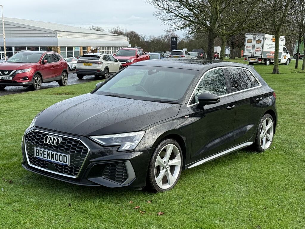 Audi A3 1.0 Tfsi 30 S Line Sportback S Tronic E Black #3