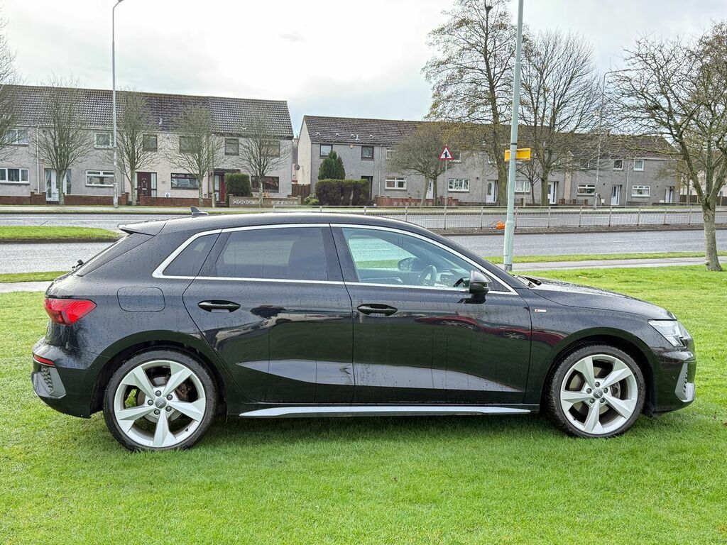 Audi A3 1.0 Tfsi 30 S Line Sportback S Tronic E Black #6