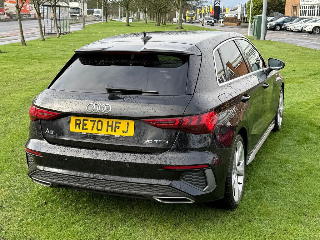 Audi A3 1.0 Tfsi 30 S Line Sportback S Tronic E Black #5