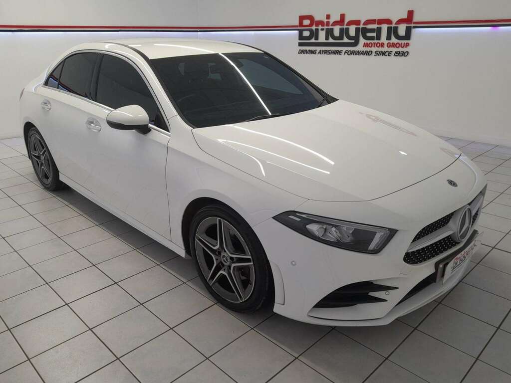 Mercedes-Benz A Class 1.5 A180d Amg Line Premium Saloon DA69PVW White #2