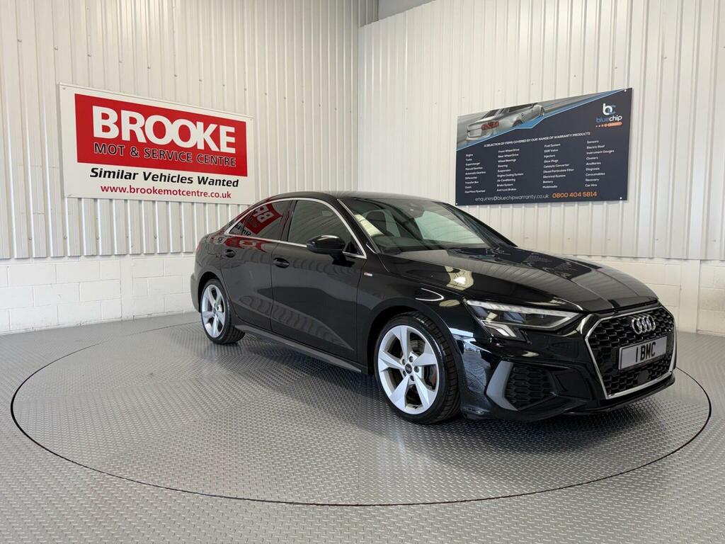 Audi A3 Saloon 1.5 Tfsi 35 S Line S Tronic Euro 6 Ss Black