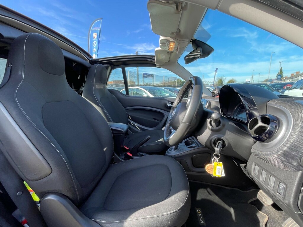 Smart Fortwo Cabrio 1.0 Passion Cabriolet Twinamic Euro 6 Ss EX68DYW Black #3