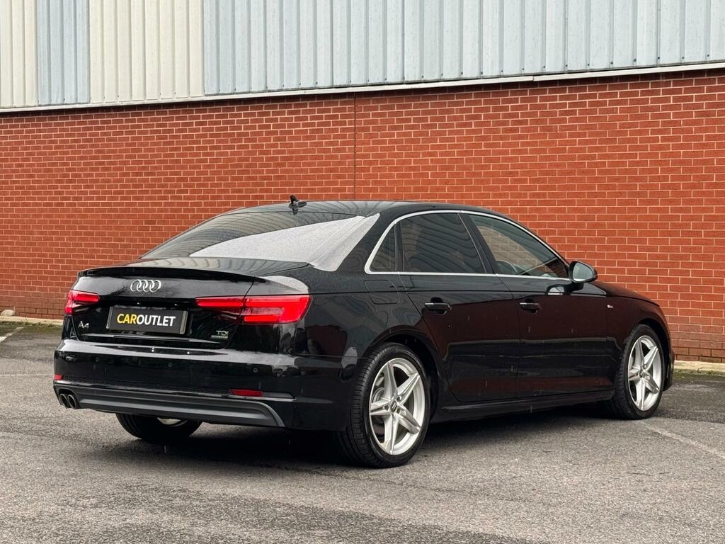 Audi A4 2.0 Tdi S Line S Tronic Quattro Euro 6 Ss Black #2