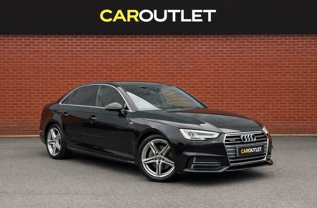 Audi A4 2.0 Tdi S Line S Tronic Quattro Euro 6 Ss Black