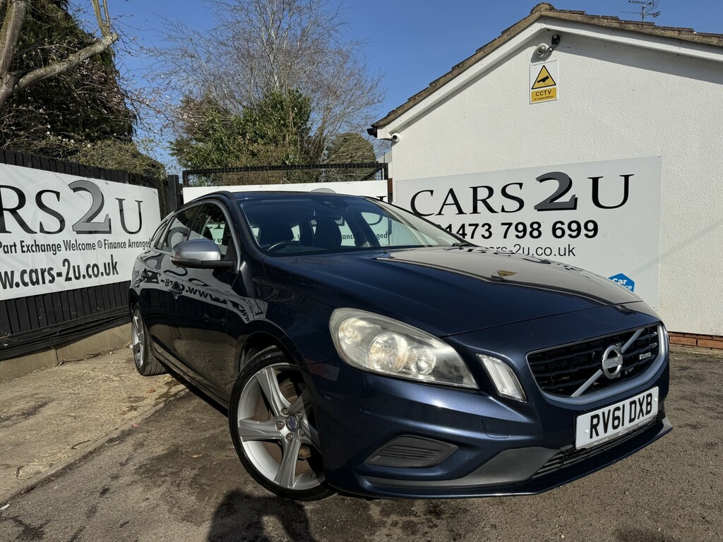 Volvo V60 Estate 1.6 D Drive R-design 2012 Blue #2