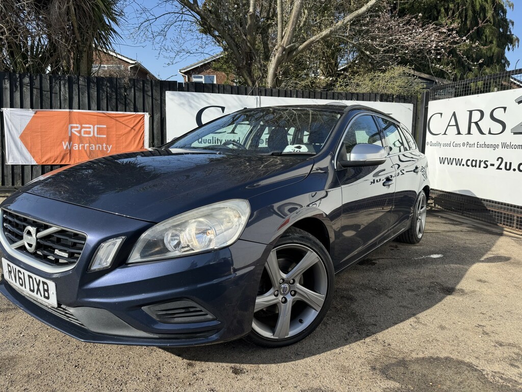 Volvo V60 Estate 1.6 D Drive R-design 2012 Blue #4