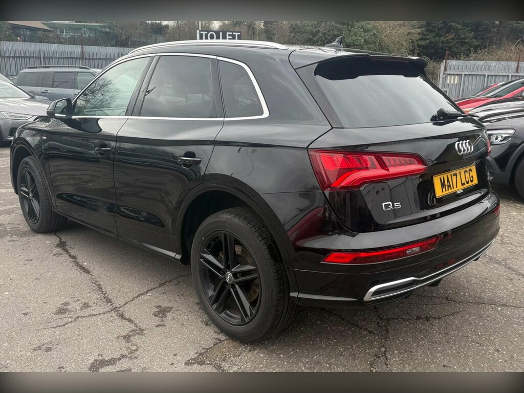 Audi Q5 2.0 Tdi S Line S Tronic Quattro Euro 6 Ss MA17LCG Black #4