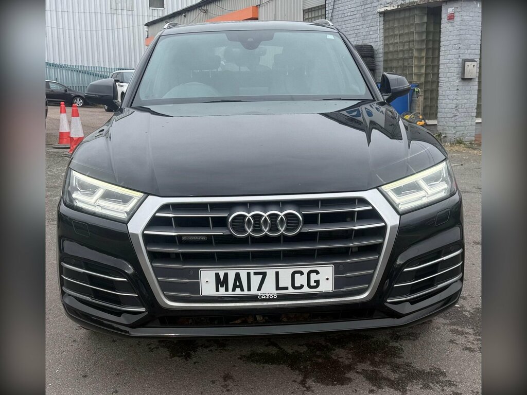 Audi Q5 2.0 Tdi S Line S Tronic Quattro Euro 6 Ss MA17LCG Black #2