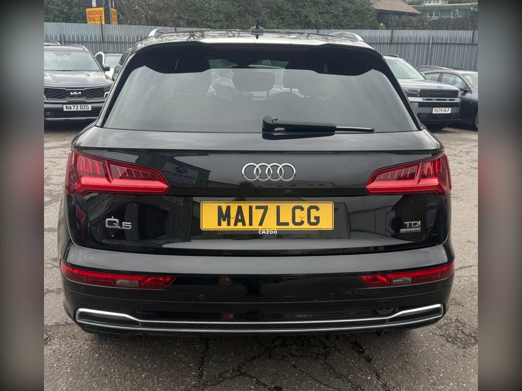 Audi Q5 2.0 Tdi S Line S Tronic Quattro Euro 6 Ss MA17LCG Black #6