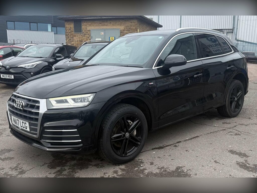 Audi Q5 2.0 Tdi S Line S Tronic Quattro Euro 6 Ss MA17LCG Black #3