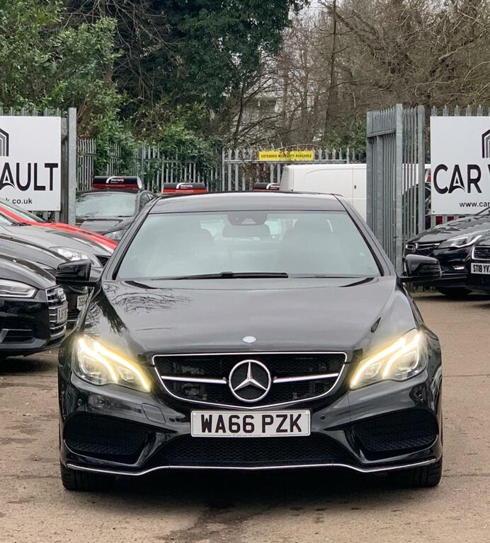 Mercedes-Benz E Class Coupe 2.1 E220d Amg Line Edition G-tronic Euro 6 WA66PZK Black #3