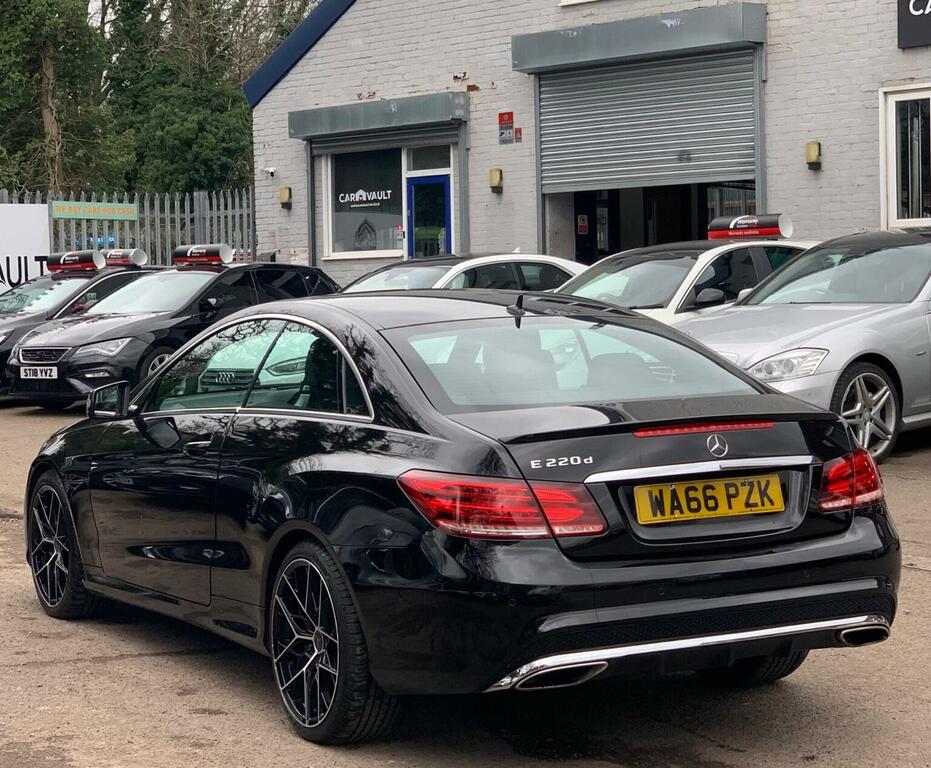 Mercedes-Benz E Class Coupe 2.1 E220d Amg Line Edition G-tronic Euro 6 WA66PZK Black #6