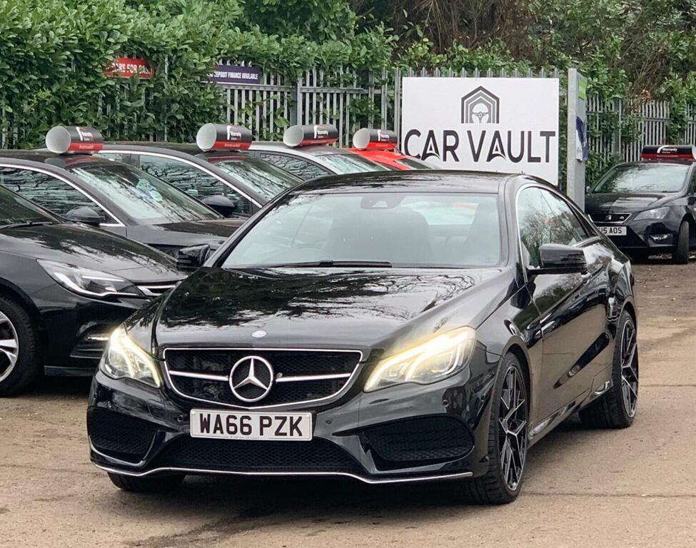 Mercedes-Benz E Class Coupe 2.1 E220d Amg Line Edition G-tronic Euro 6 WA66PZK Black #4