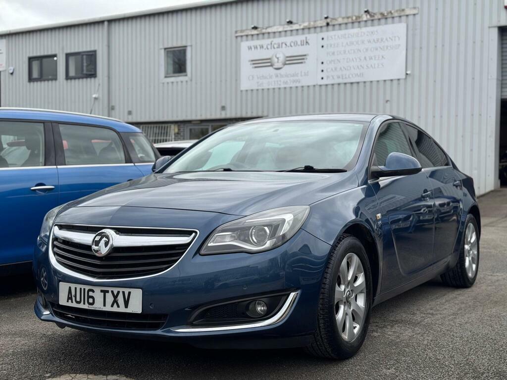 Vauxhall Insignia 1.6 Turbo D Blueinjection Sri Nav Grand Sport AU16TXV Blue #2