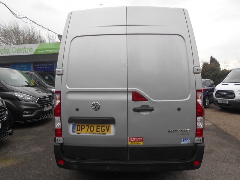 Vauxhall Movano 2020 L3h2 F3500 Long DP70EGV Silver #4