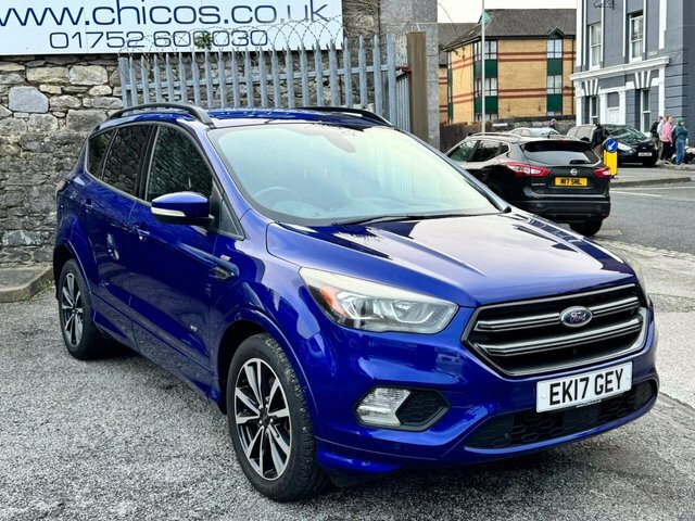 Ford Kuga 2017 2.0 Tdci Ecoblue St-line Suv Manua Blue