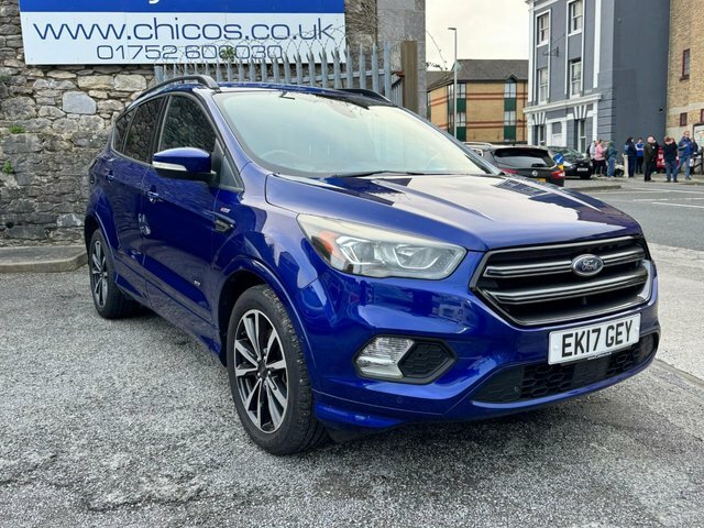 Ford Kuga 2017 2.0 Tdci Ecoblue St-line Suv Manua EK17GEY Blue #4